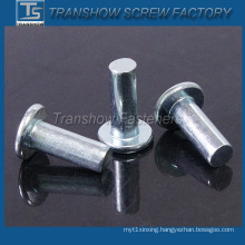 Steel Galvanized Flat Head Solid Rivet